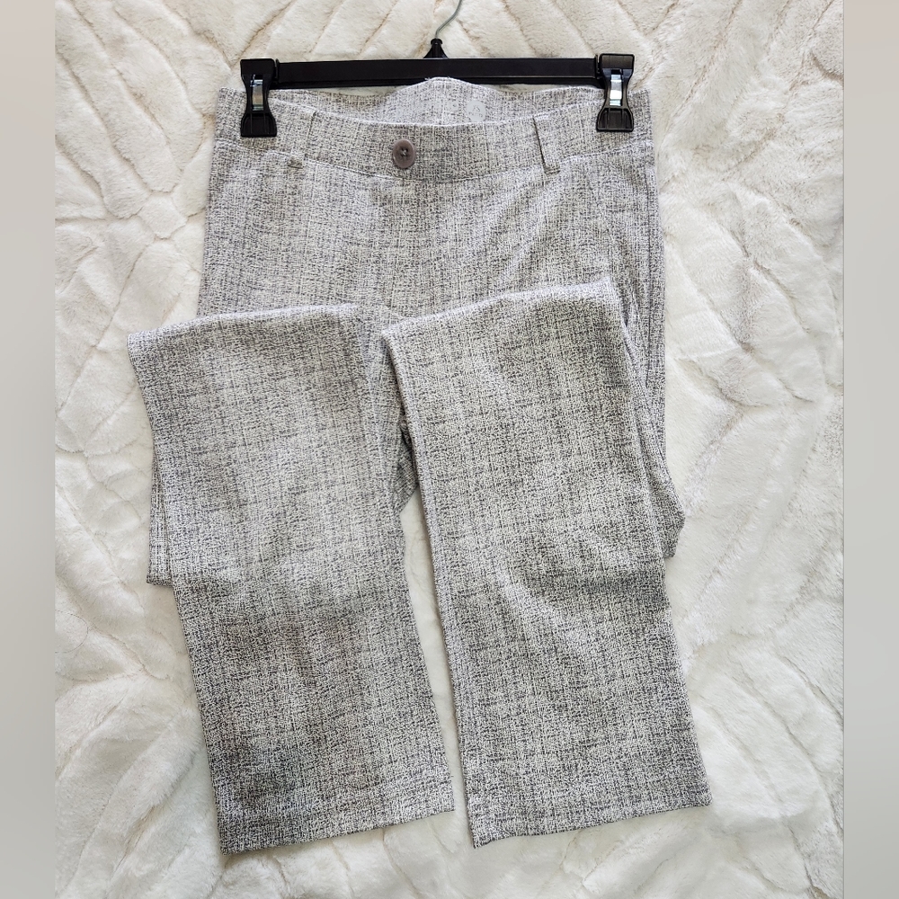 Womens Betabrand Straight-Leg Two-Pocket Dress Pant Yoga Pants (Dove Lynen)